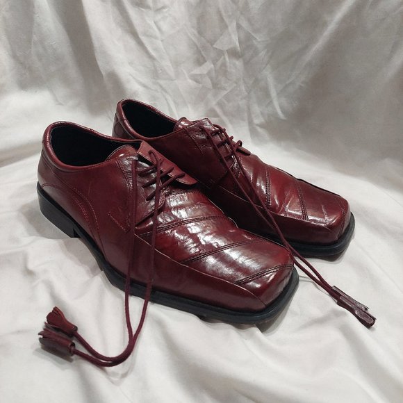 Giorgio Brutini Privet Collection Genuine Eel Skin Leather Oxfords main image 7